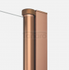NEW TRENDY DRZWI WNĘKOWE NEW SOLEO 110x195 COPPER BRUSHED, wahadłowe, podwójne D-0497A